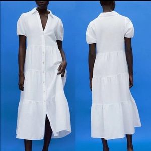 White ZARA dress